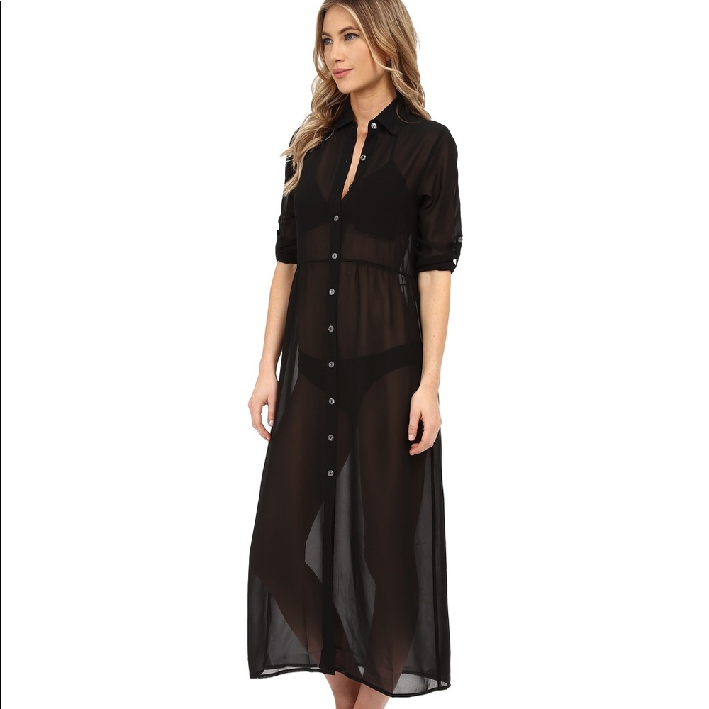 Tommy Bahama Shirt Dress Swim Cover